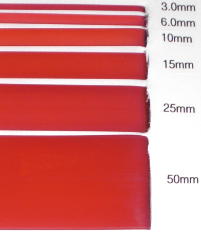 Bandes plastiques plates