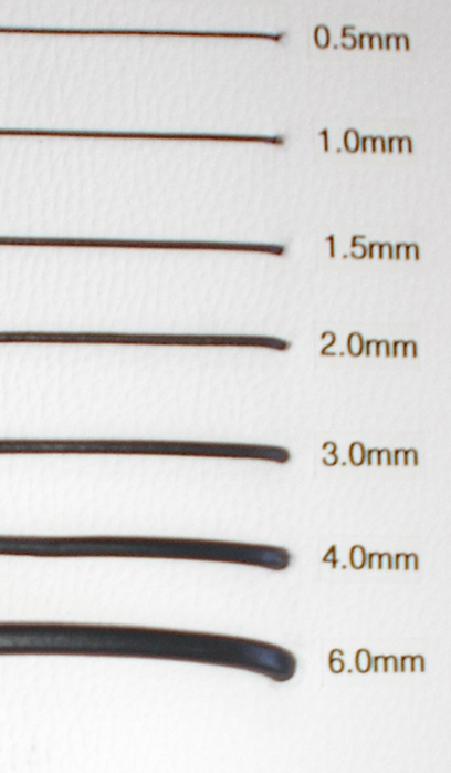 Bandes rondes sur rouleaux